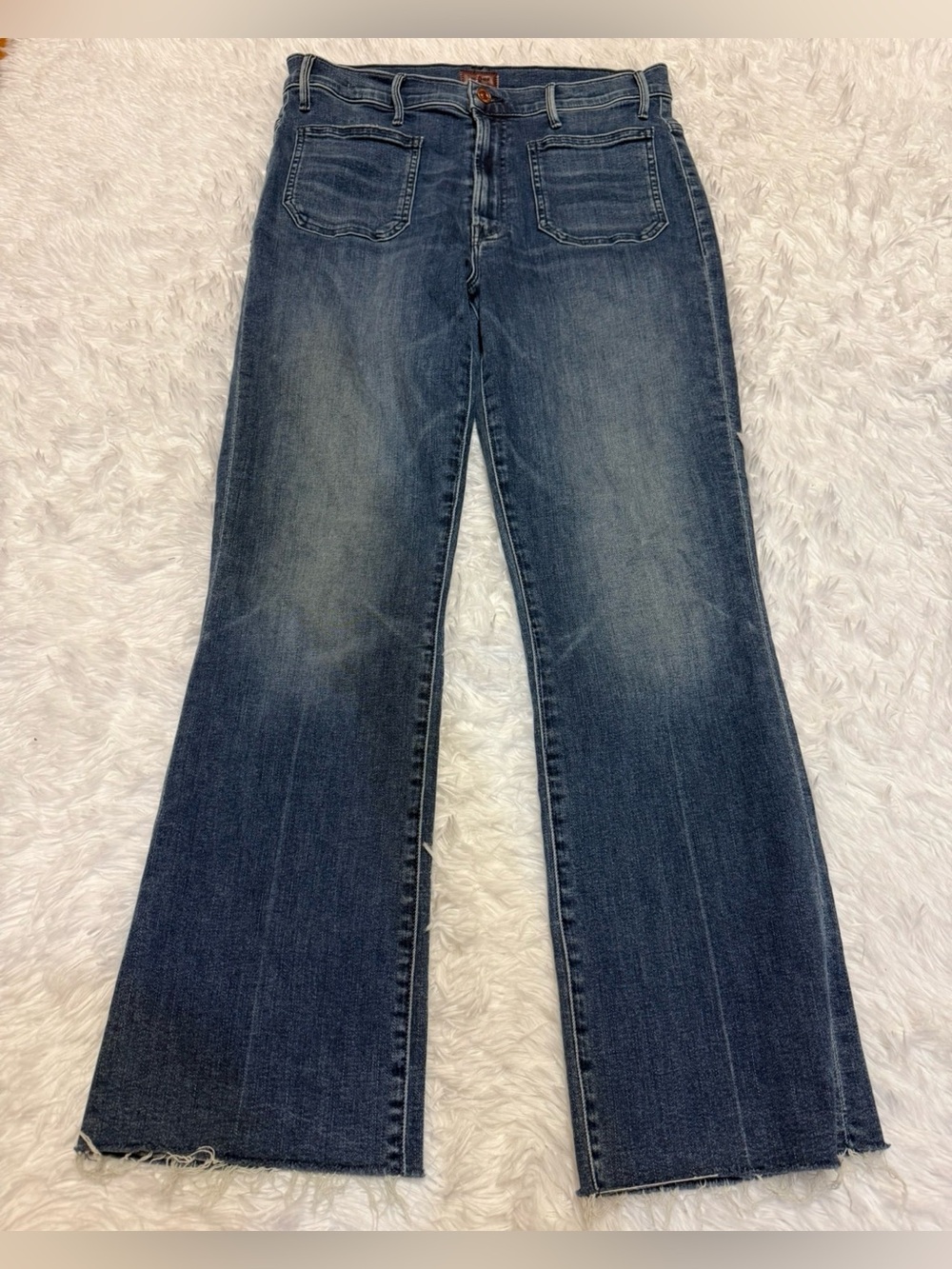 MOTHER THE HUSTLER PATCH POCKET ANKLE FRAY - OUT FOR THE EVENING - Picture 6 of 16
